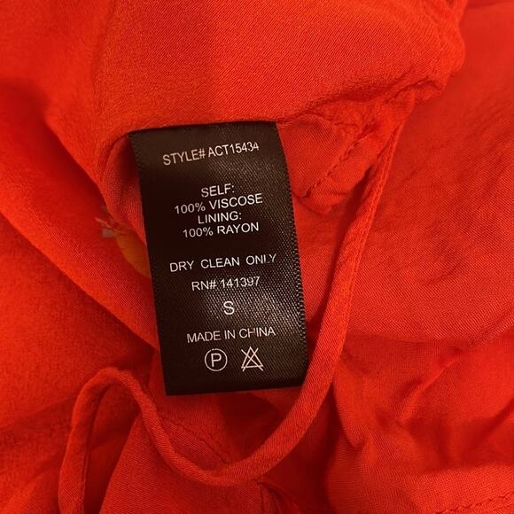 Astr the Label Patti Cowl Neck Orange Fruit Novelty Tank Small - Picture 6 of 6